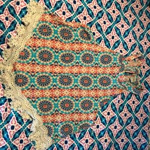 Flowy multicolored tank top